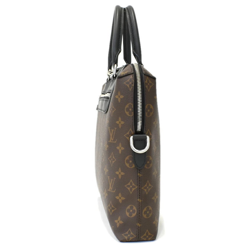 Louis Vuitton Briefcase Bag Business Macassar PDJ Documents Brown Porte Jour
